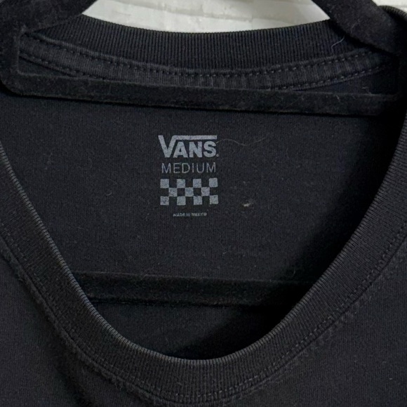 Vans Women’s Black Short Sleeve “Off the Wall” Tee Shirt. Size M - Picture 4 of 4